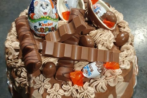 Cliquez pour zoomer ! Layer cake Kinder Bueno Thermomix par mari113