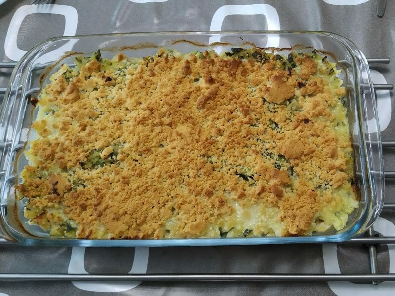 Cliquez pour zoomer ! Crumble poulet, courgettes et parmesan Thermomix par jefflejeff