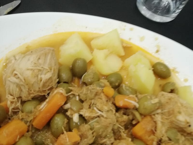 Cliquez pour zoomer ! Tajine de poulet aux olives Thermomix par Kahal