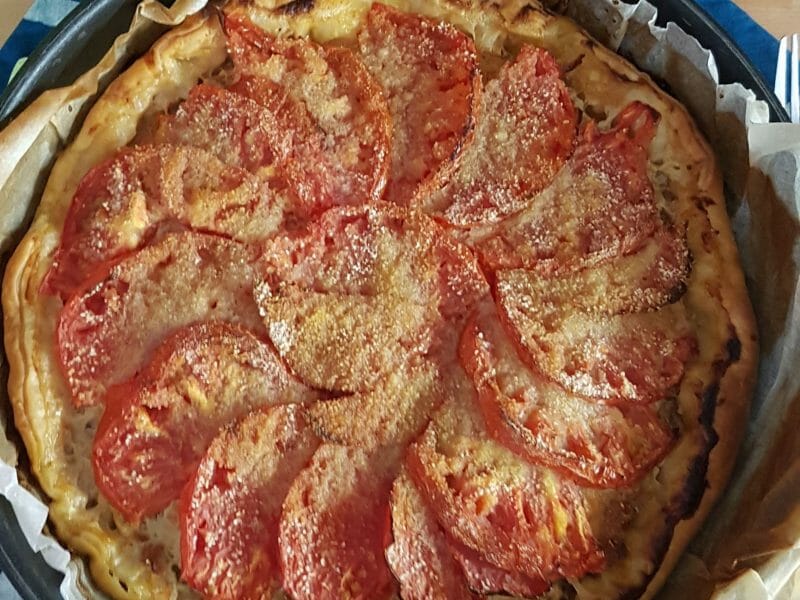 Cliquez pour zoomer ! Tarte salée façon tomates farcies Thermomix par Sophyea