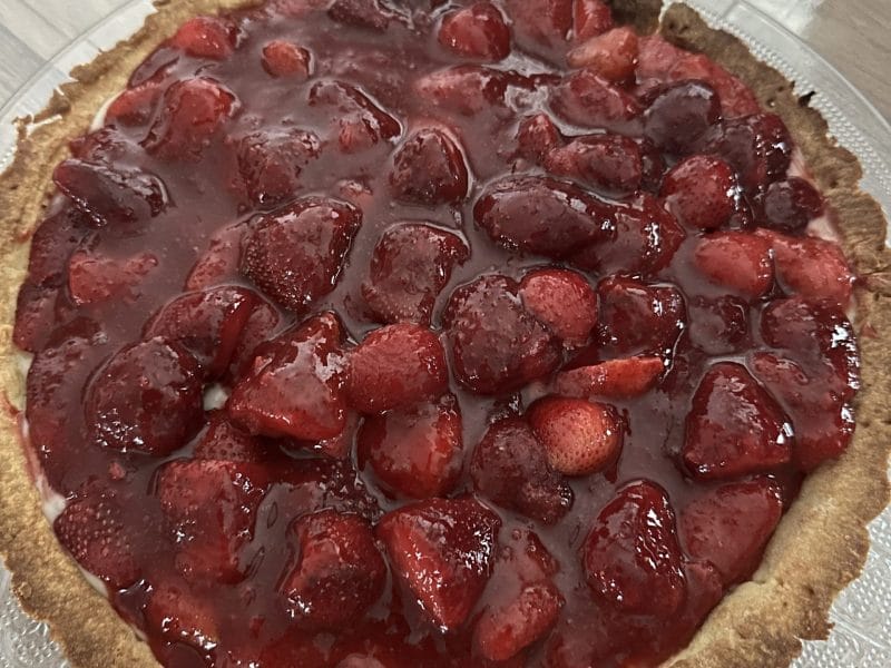 Cliquez pour zoomer ! Tarte aux fraises Thermomix par ameliemege