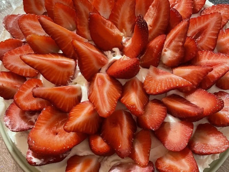 Cliquez pour zoomer ! Tarte aux fraises sans cuisson Thermomix par Angie47