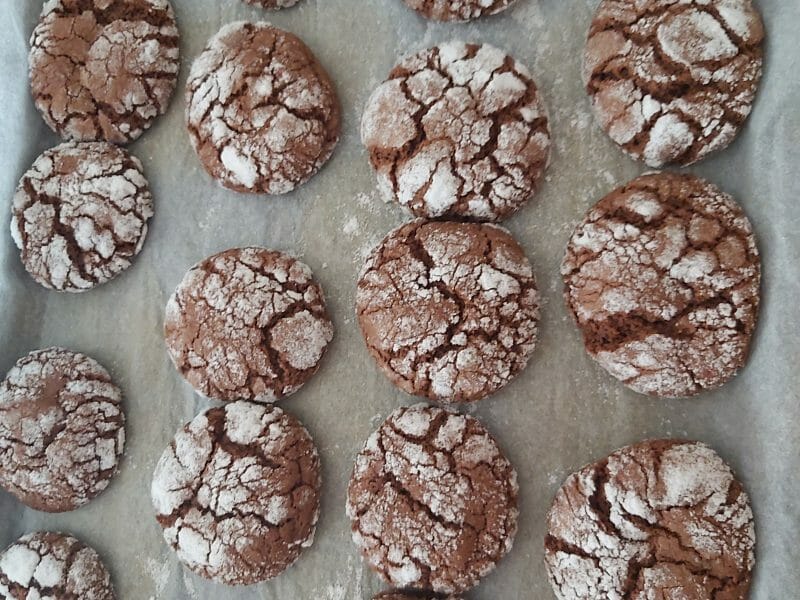 Cliquez pour zoomer ! Craquelés au chocolat Thermomix par choubydou