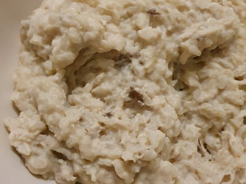 Cliquez pour zoomer ! Risotto poulet et champignons Thermomix par katou1303