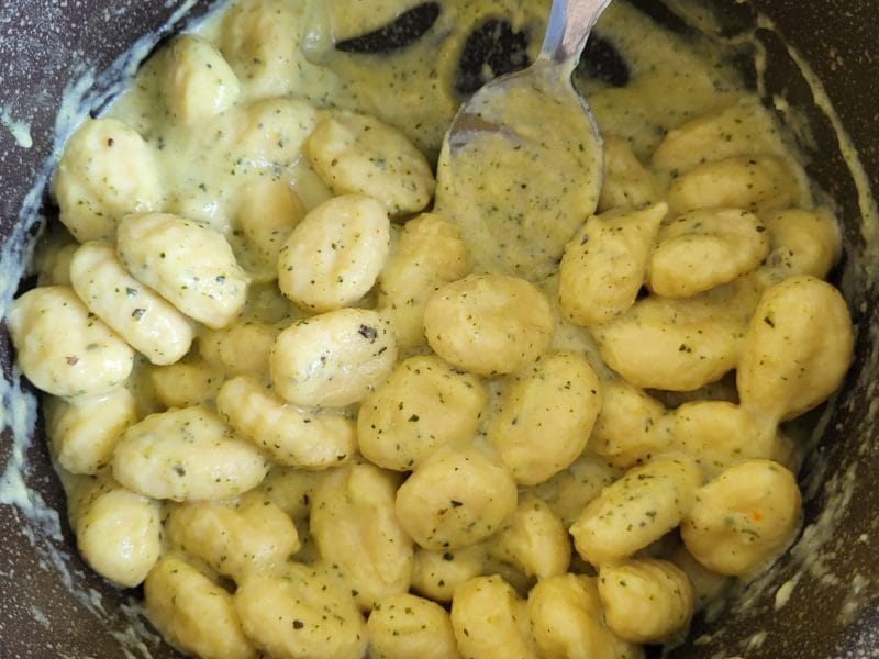 Cliquez pour zoomer ! Farfalle à la crème de courgettes Thermomix par katou1303