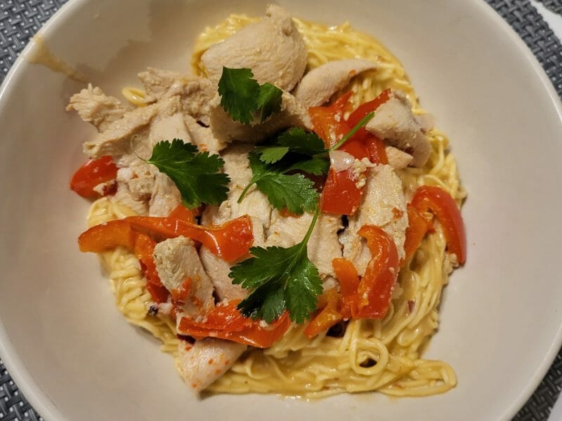 Cliquez pour zoomer ! Ramen thaï au poulet Thermomix par katou1303