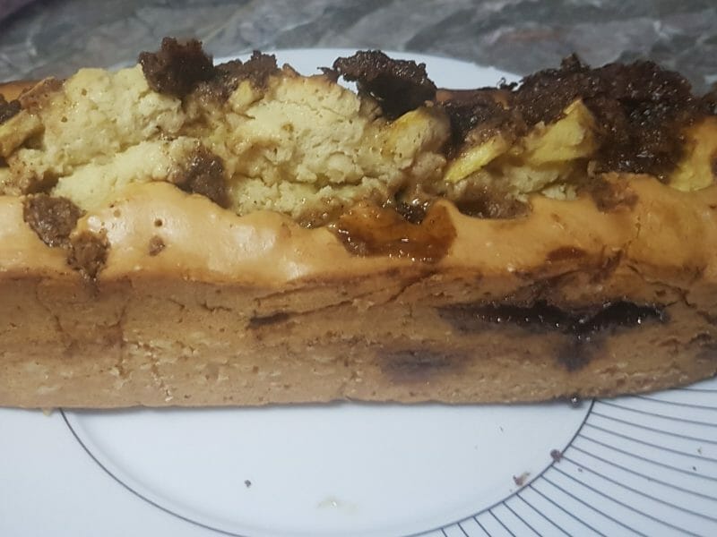 Cliquez pour zoomer ! Cake aux pommes à l’ancienne Thermomix par sjcooks