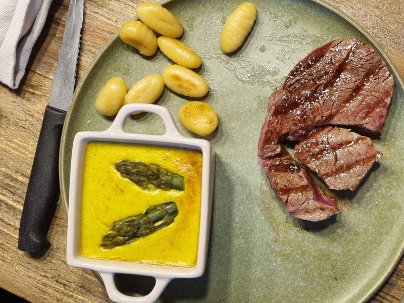 Cliquez pour zoomer ! Flan aux asperges et parmesan Thermomix par Mary Hell