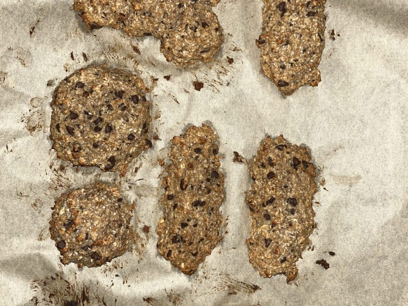 Cliquez pour zoomer ! Biscuits avoine, banane et chocolat Thermomix par lapetitelouloute