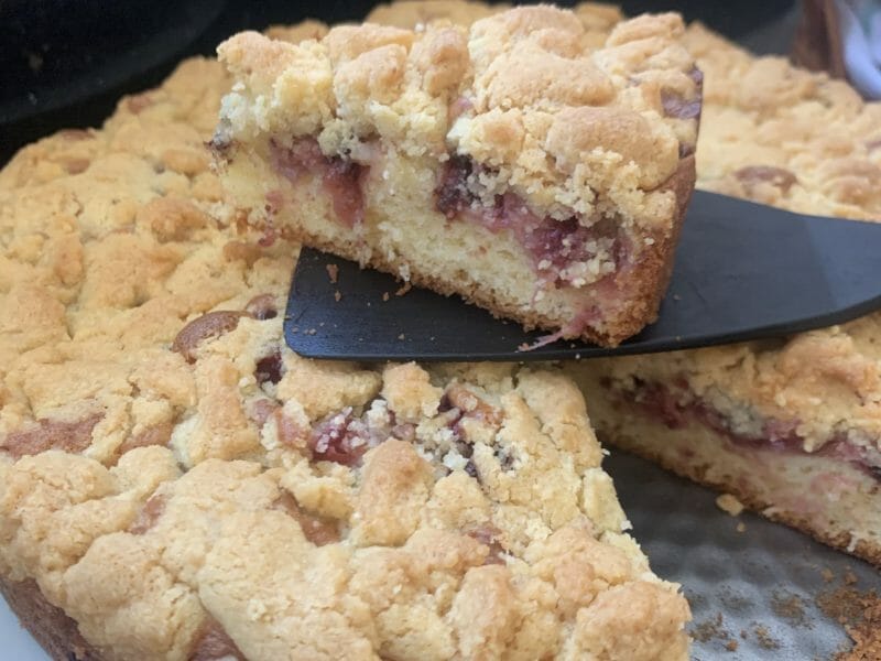 Cliquez pour zoomer ! Crumb cake framboises Thermomix par mimicha3001
