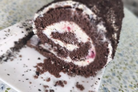 Cliquez pour zoomer ! Bûche forêt noire Thermomix par Titima el alaoui