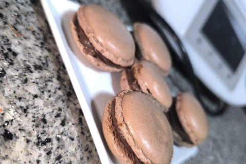 Cliquez pour zoomer ! Macarons salés au foie gras Thermomix par Titima el alaoui