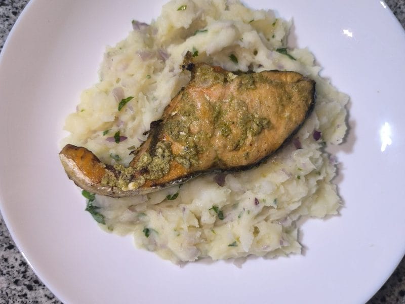 Cliquez pour zoomer ! Ecrasé de pommes de terre et saumon Thermomix par Titima el alaoui