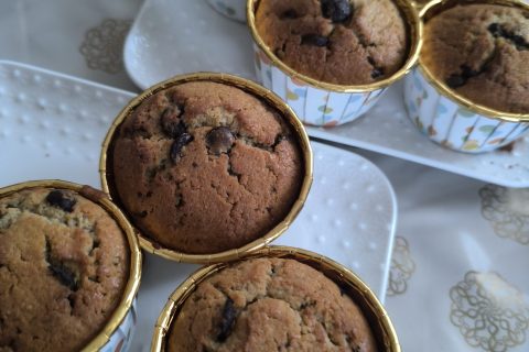 Cliquez pour zoomer ! Muffins aux pépites de chocolat Thermomix par Titima el alaoui