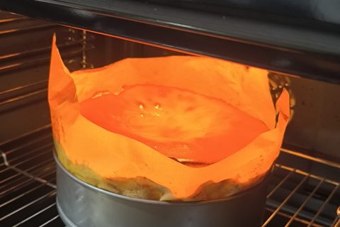 Cliquez pour zoomer ! Cheesecake basque Thermomix par Titima el alaoui