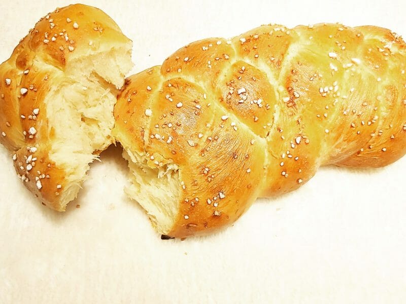 Cliquez pour zoomer ! Brioche tressée à la mie filante Thermomix par leslie_1307