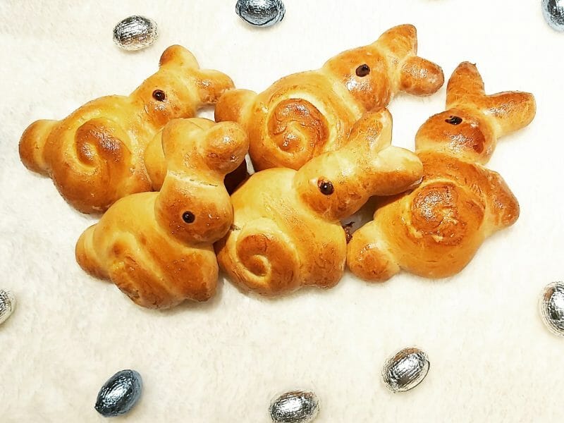 Cliquez pour zoomer ! Brioches lapin de Pâques Thermomix par leslie_1307
