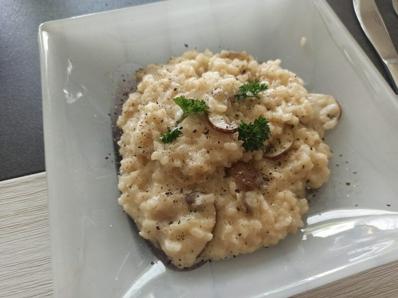 Cliquez pour zoomer ! Risotto au gorgonzola et champignons Thermomix par audrey_95