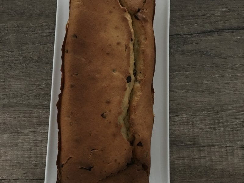 Cliquez pour zoomer ! Cake banane et pépites de chocolat Thermomix par floflo34