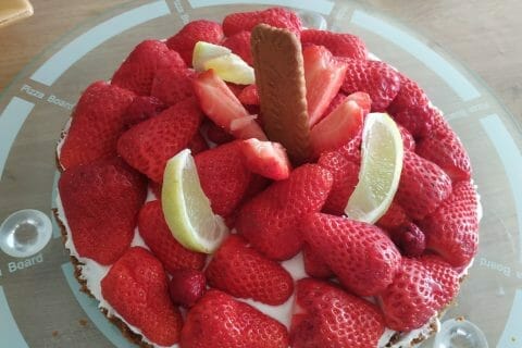 Cliquez pour zoomer ! Tarte aux fraises sans cuisson Thermomix par pauline_49170