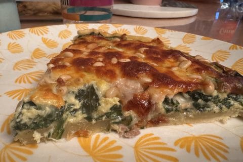 Cliquez pour zoomer ! Tarte épinards, saumon et chèvre Thermomix par houda_5