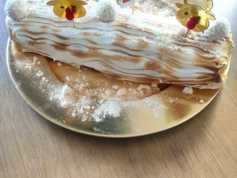 Cliquez pour zoomer ! Bûche au citron meringuée Thermomix par constance2210