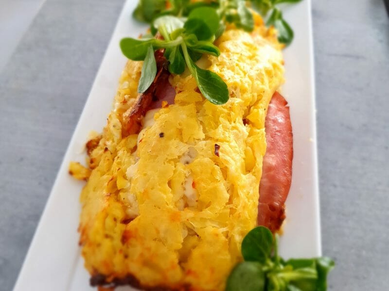 Cliquez pour zoomer ! Roulé de pommes de terre, jambon et reblochon Thermomix par elodie_75