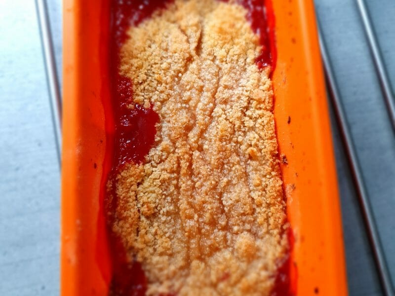 Cliquez pour zoomer ! Crumble fraise rhubarbe et noix de coco Thermomix par elodie_75