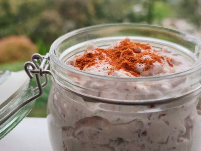 Cliquez pour zoomer ! Rillettes de radis roses au cheese cream Thermomix par TaniaNia