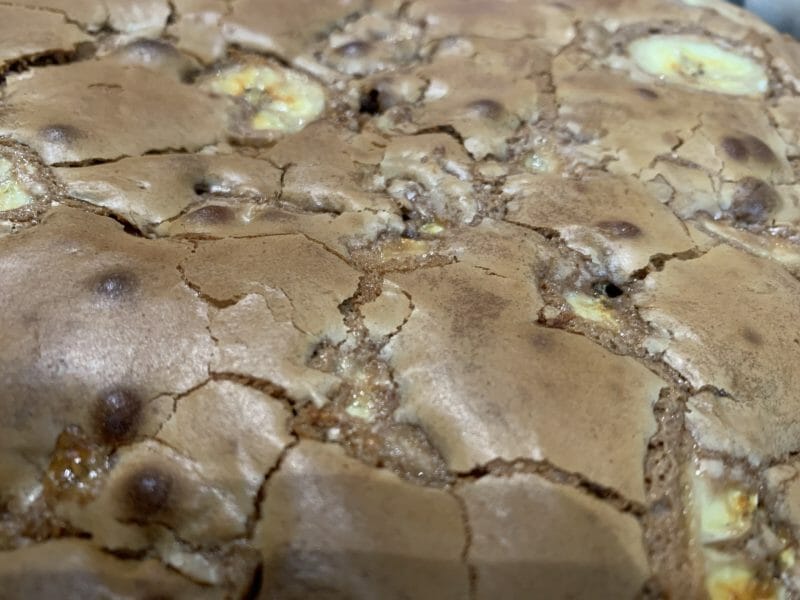 Cliquez pour zoomer ! Brownie fondant choco-banane Thermomix par Kty51