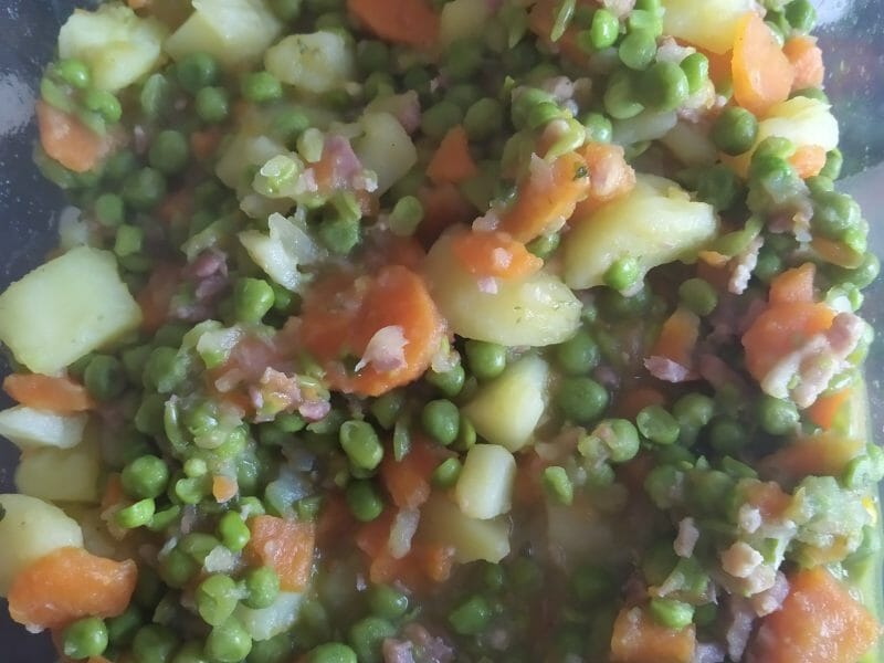 Cliquez pour zoomer ! Jardinière de légumes aux lardons Thermomix par Lili7984