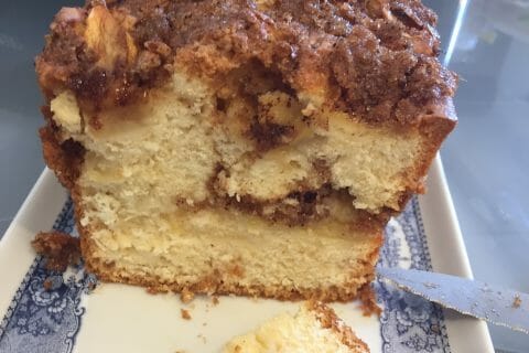 Cliquez pour zoomer ! Cake aux pommes à l’ancienne Thermomix par bebeloo