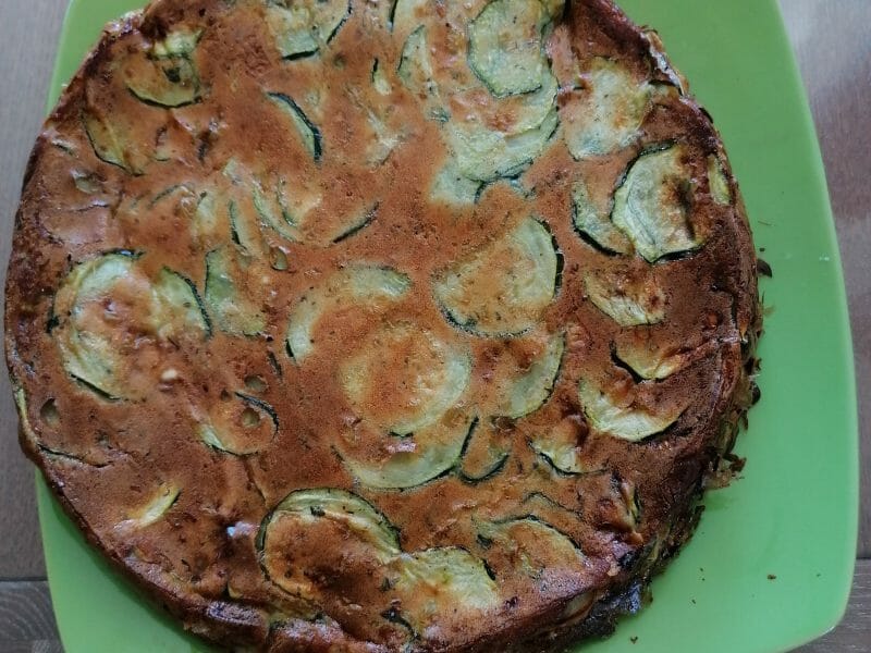 Cliquez pour zoomer ! Gâteau invisible aux courgettes Thermomix par noemiemkh