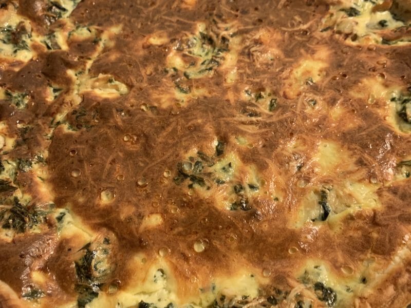 Cliquez pour zoomer ! Tarte épinards, saumon et chèvre Thermomix par soumaya_1