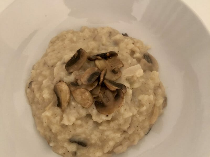 Cliquez pour zoomer ! Risotto au gorgonzola et champignons Thermomix par MR