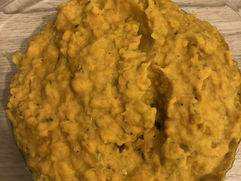 Cliquez pour zoomer ! Dhal de patate douce et de lentilles corail Thermomix par MR
