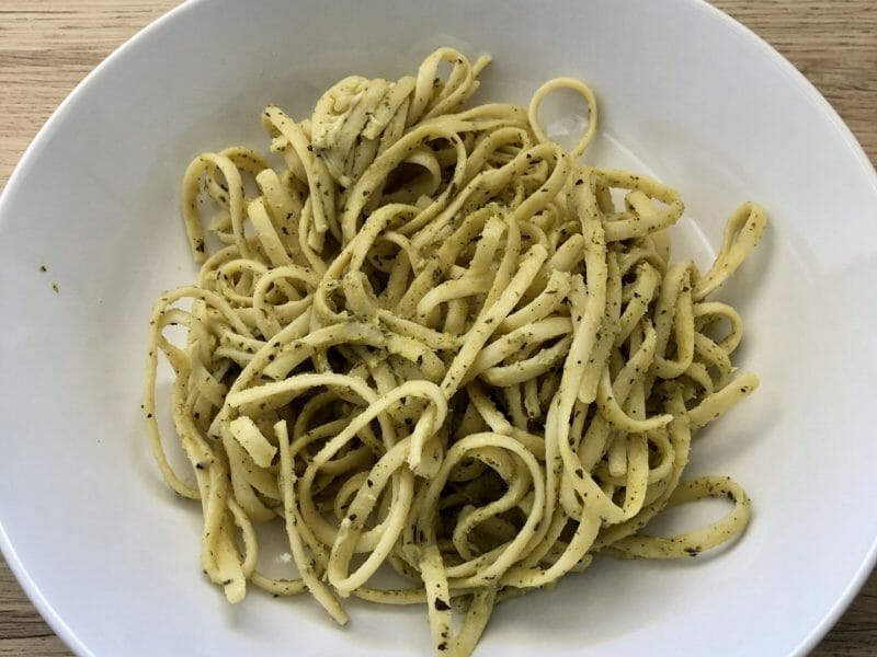 Cliquez pour zoomer ! Farfalle à la crème de courgettes Thermomix par MR