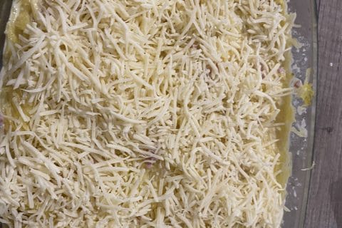 Cliquez pour zoomer ! Courge spaghetti à la crème et aux lardons Thermomix par caroline2980