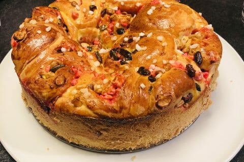 Cliquez pour zoomer ! Brioche aux pralines roses Thermomix par Ellebasy94