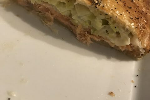 Cliquez pour zoomer ! Feuilleté saumon et poireaux Thermomix par caro3137