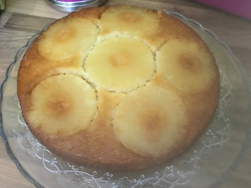 Cliquez pour zoomer ! Gâteau renversé à l’ananas Thermomix par caro3137