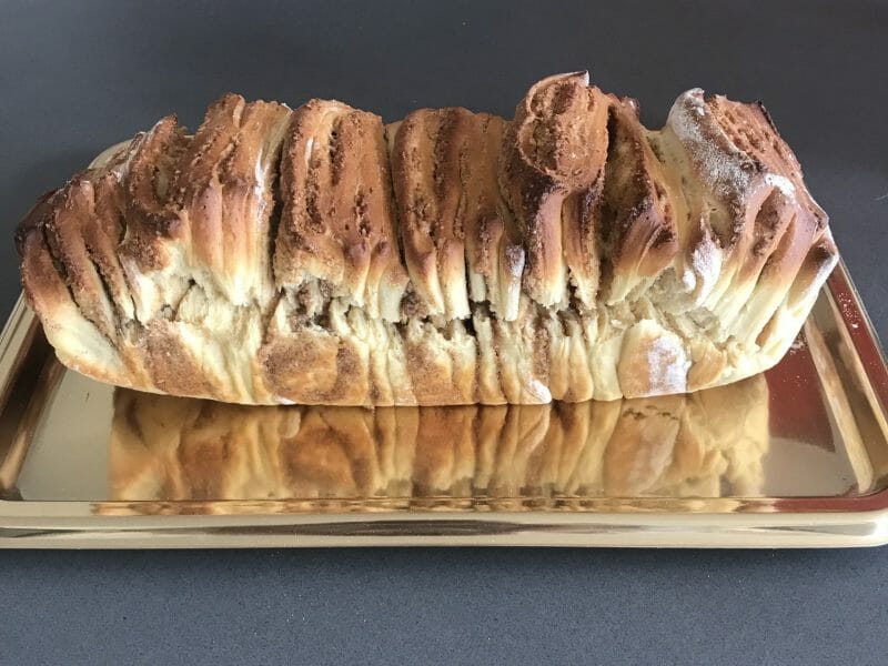 Cliquez pour zoomer ! Brioche à effeuiller à la cannelle Thermomix par fableo1