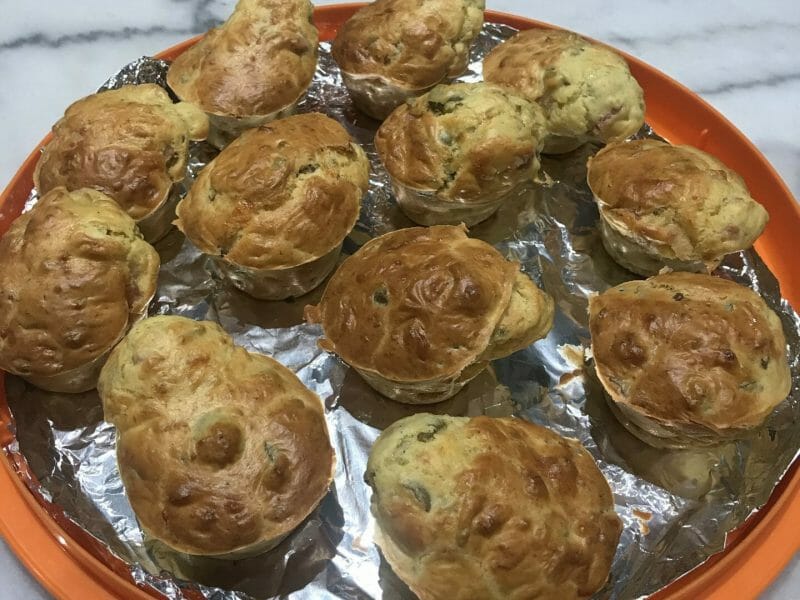 Cliquez pour zoomer ! Mini muffins au comté et aux lardons Thermomix par fableo1