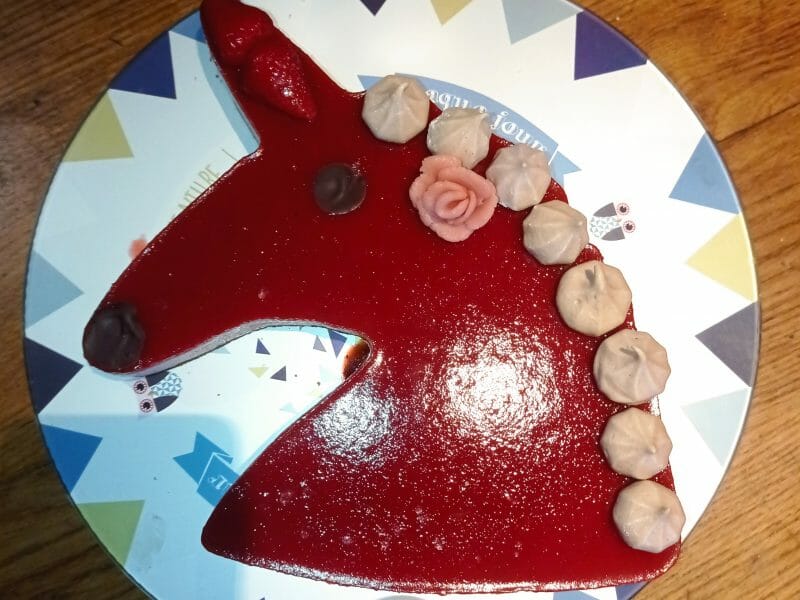 Cliquez pour zoomer ! Bavarois aux fraises Thermomix par kalidesto