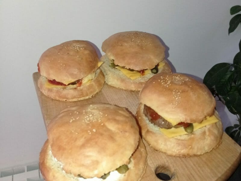 Cliquez pour zoomer ! Pains hamburger Thermomix par kalidesto