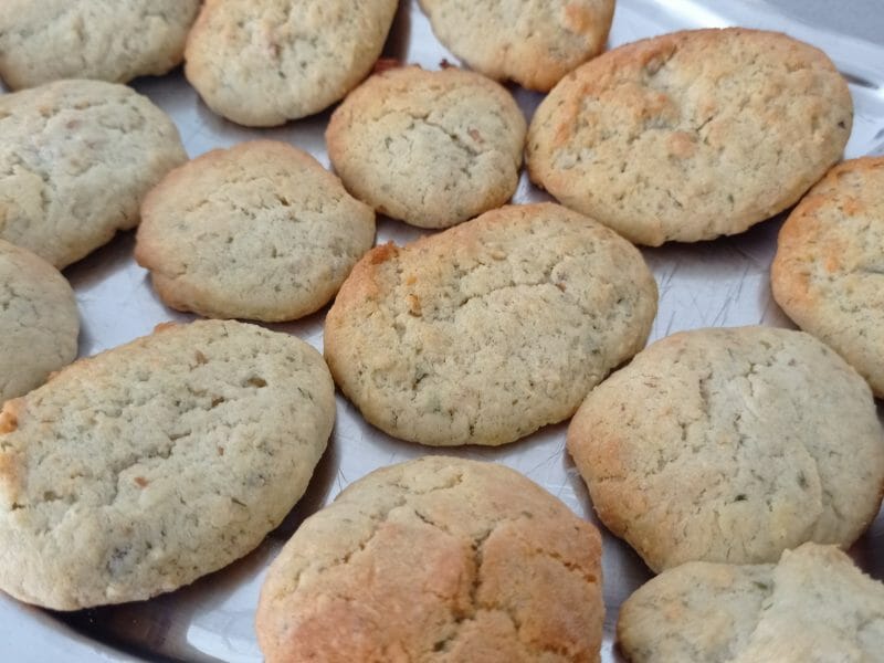 Cliquez pour zoomer ! Cookies noix et roquefort Thermomix par kalidesto