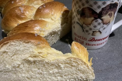 Cliquez pour zoomer ! Brioche tressée à la mie filante Thermomix par emilie_92