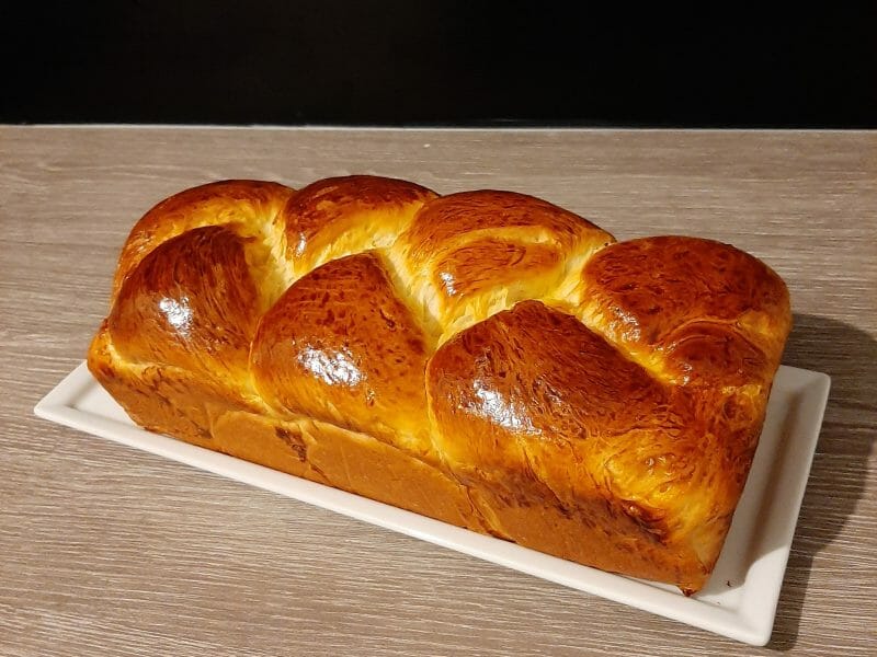 Cliquez pour zoomer ! Brioche tressée à la mie filante Thermomix par melodie_cook