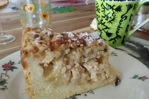 Cliquez pour zoomer ! Tarte aux pommes façon crumble Thermomix par coconut47
