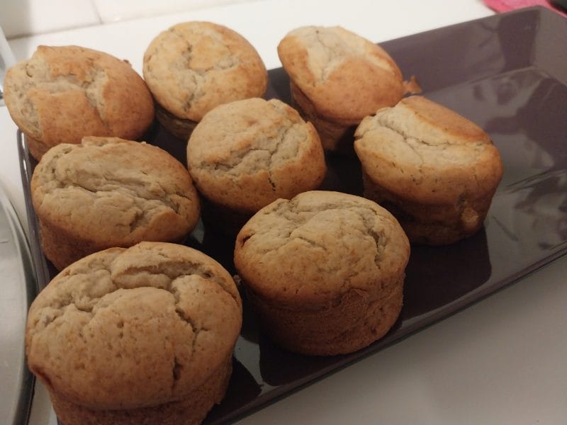 Cliquez pour zoomer ! Muffins à la banane Thermomix par titiminoune